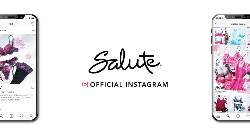 Wacoal Salute 2018AW  Instagram